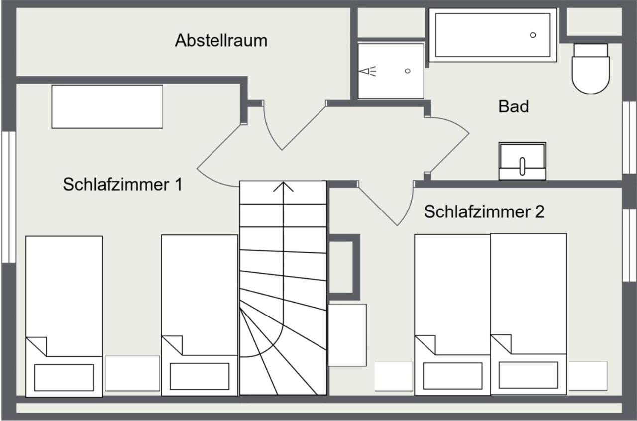 Ferienhaus Gartenstrasse Osten Esterno foto